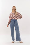 Finley Top  blush baroque
