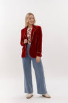 Finley Top  blush baroque