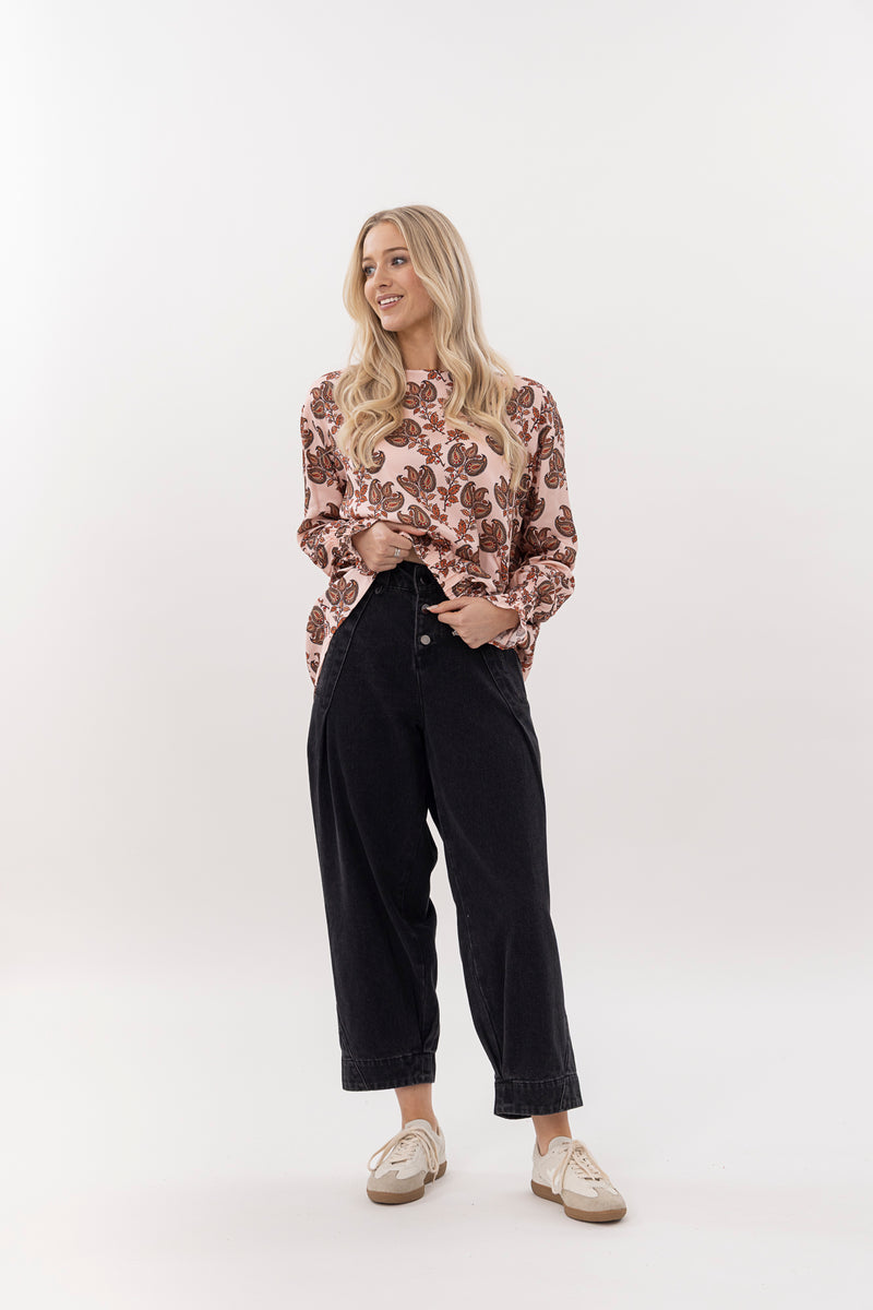 Neve Top - Blush Baroque