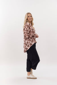 Neve Top - Blush Baroque