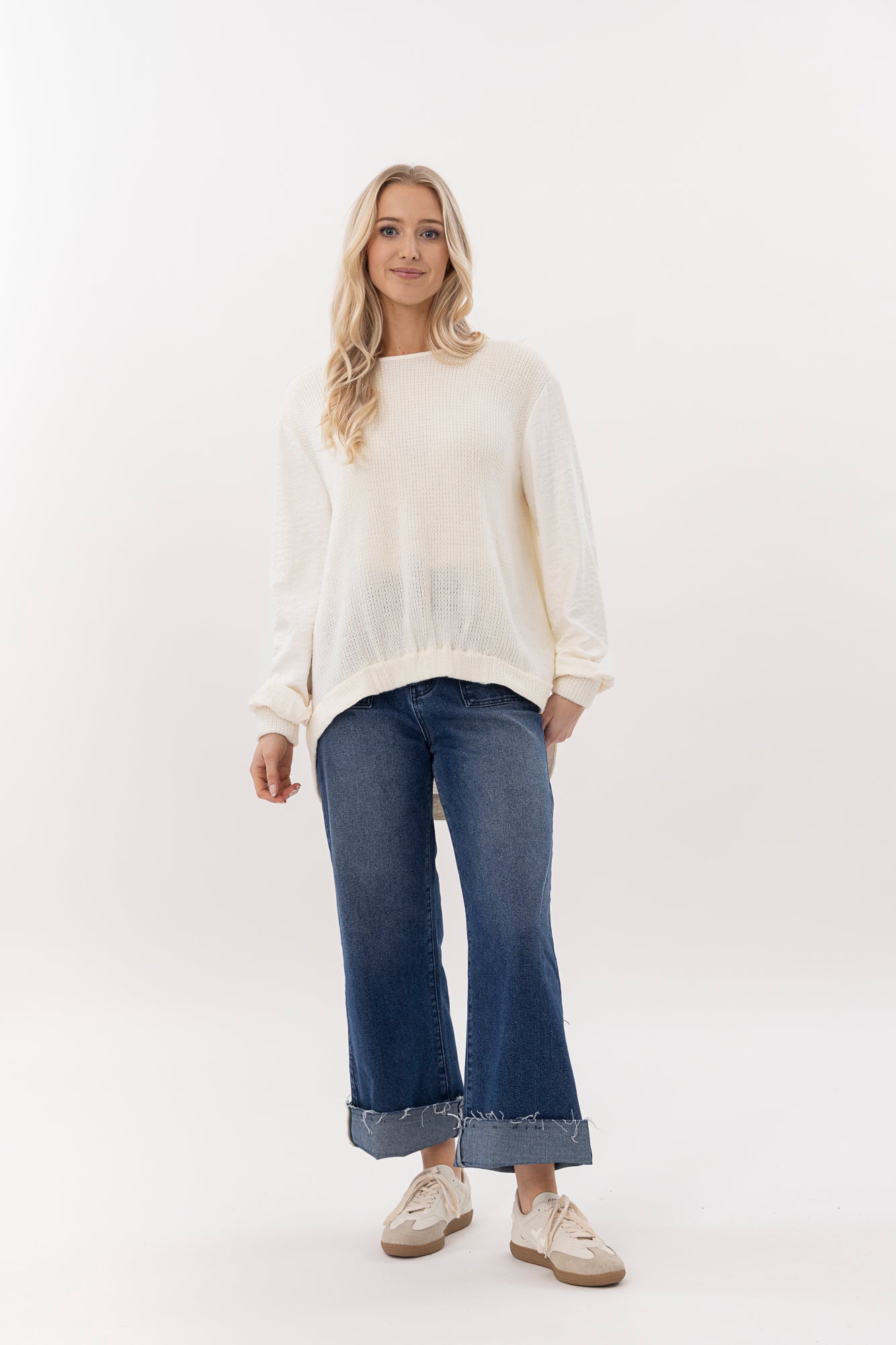 Neve Top - Cream knit
