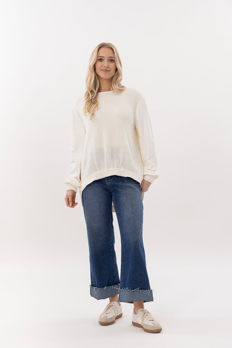 Neve Top - Cream knit