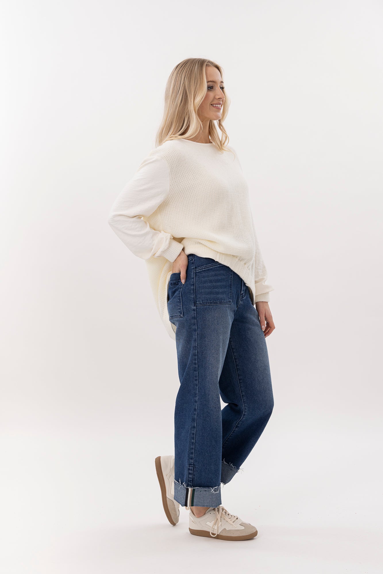 Neve Top - Cream knit