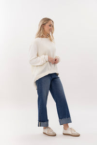 Neve Top - Cream knit