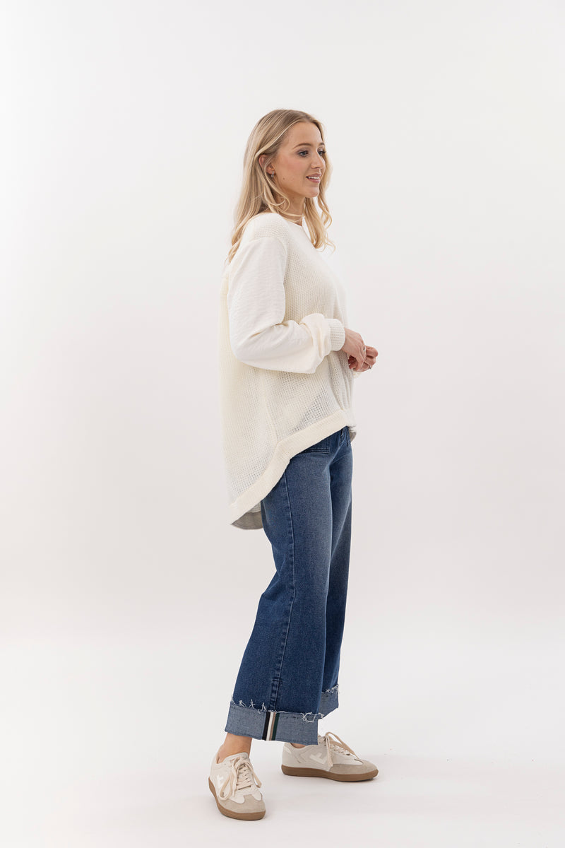 Neve Top - Cream knit