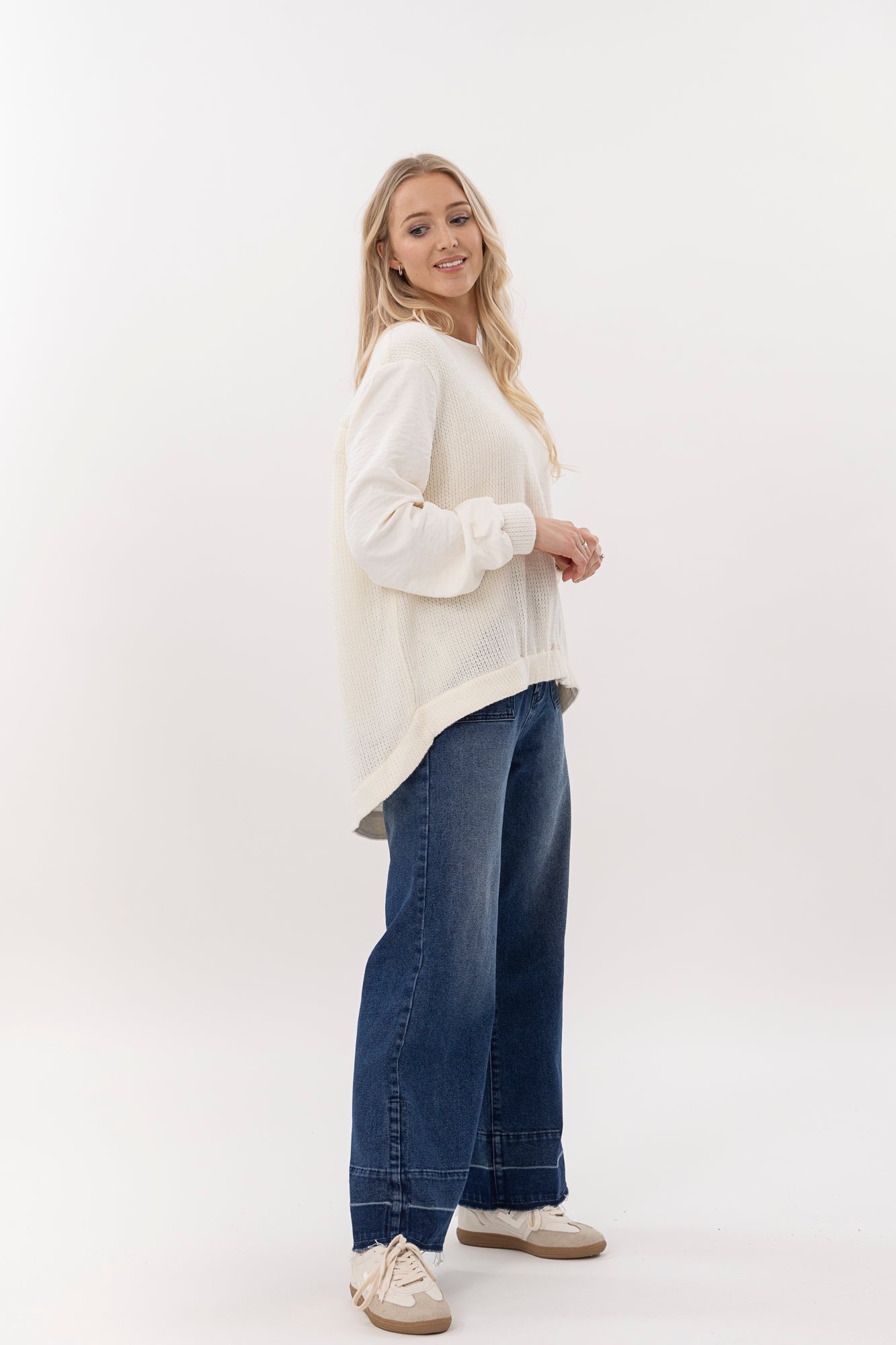 Neve Top - Cream knit