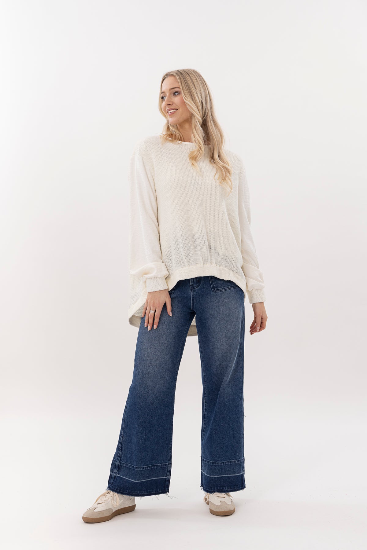 Neve Top - Cream knit