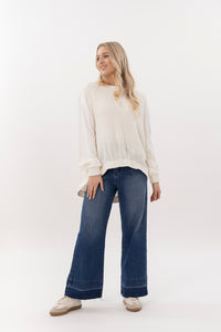 Neve Top - Cream knit