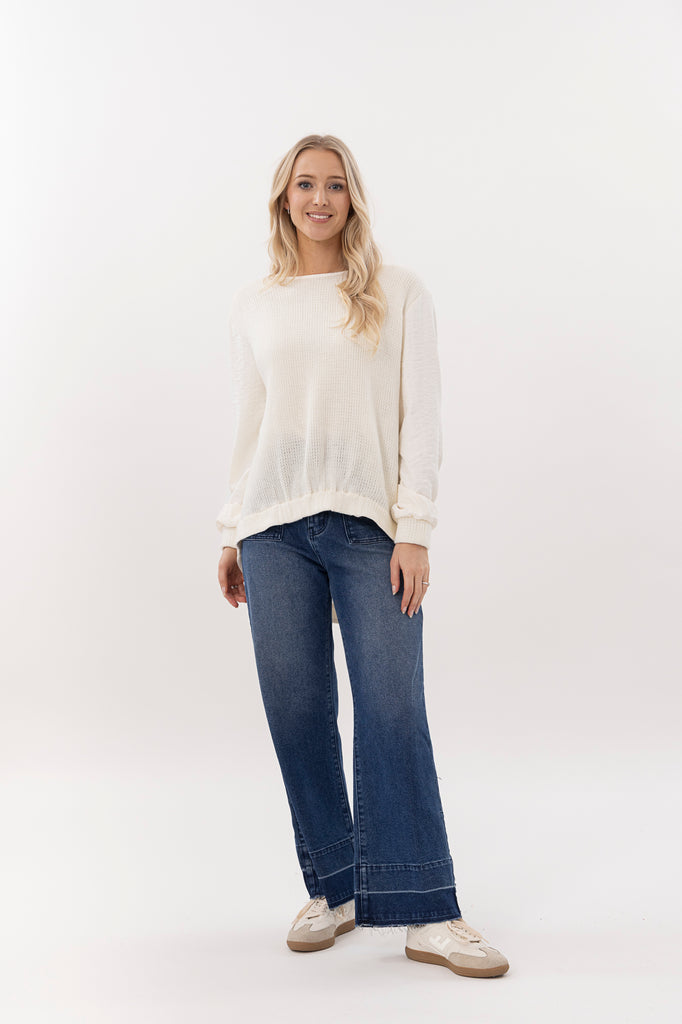 Neve Top - Cream Knit