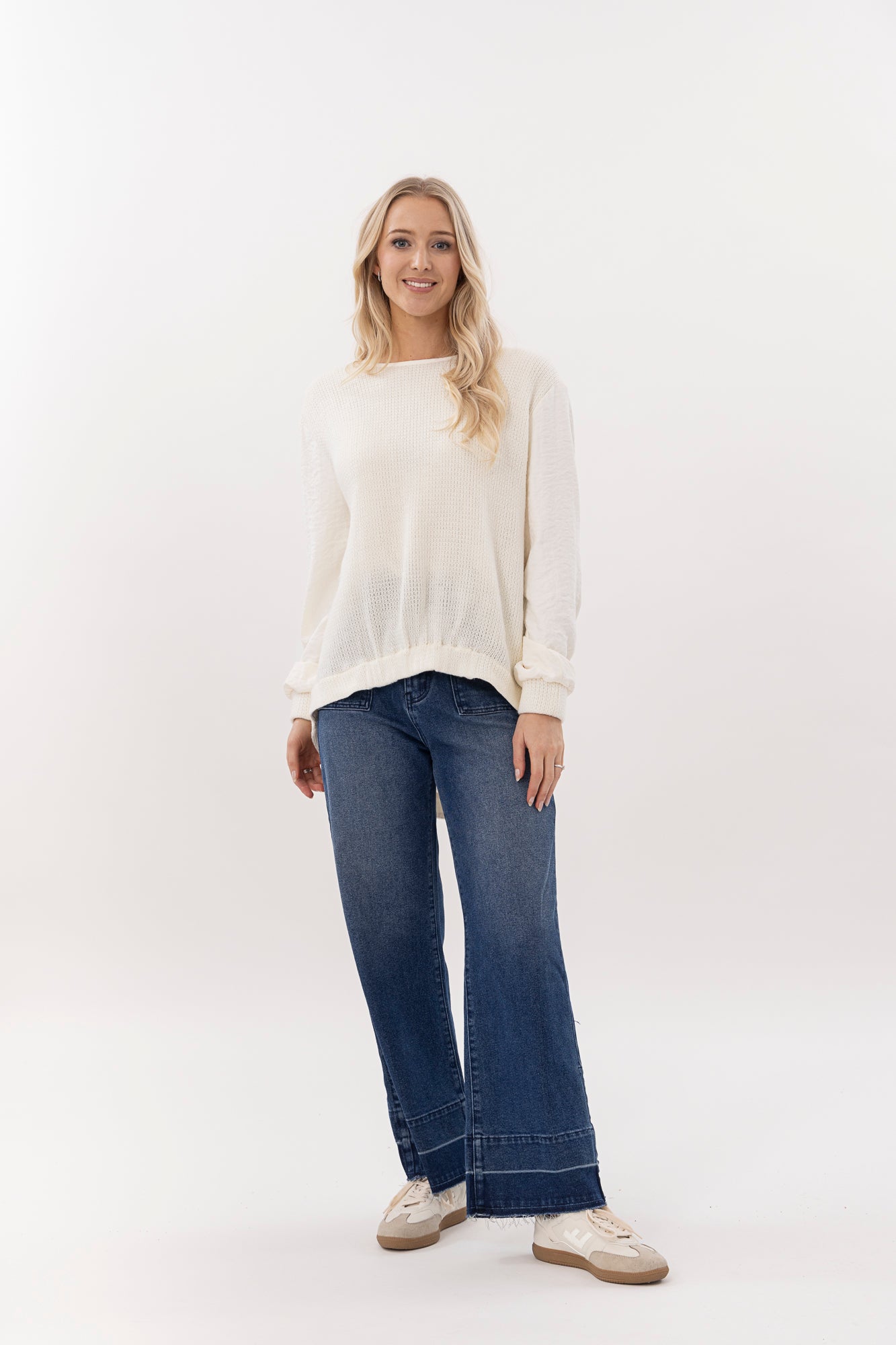 Neve Top - Cream knit