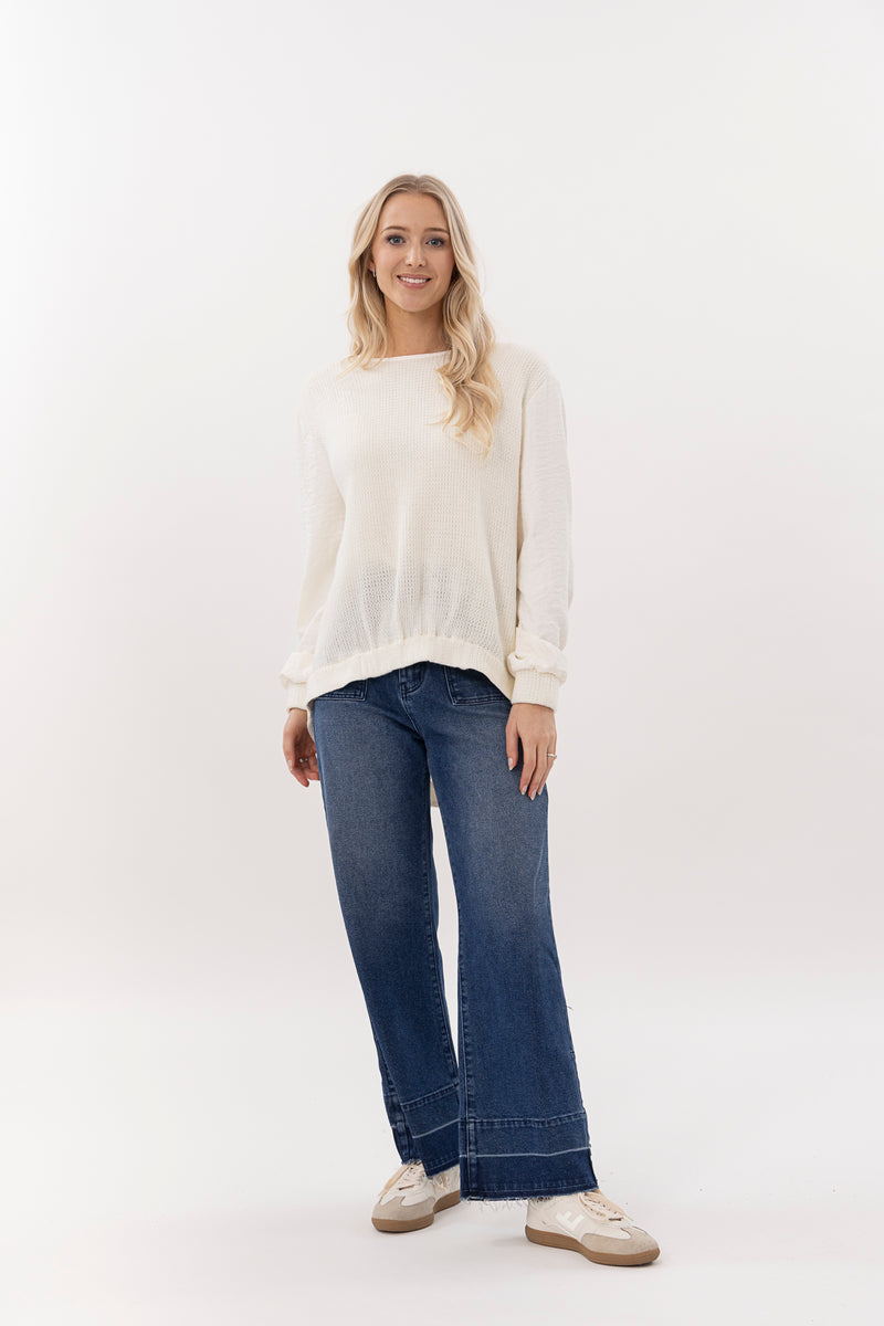 Neve Top - Cream knit