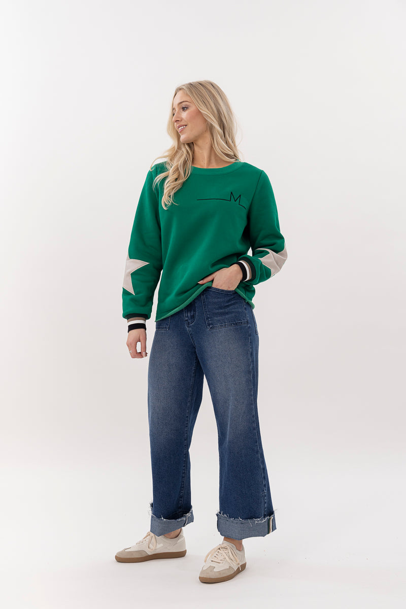 All star sweat - Green