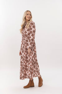 Libby Dress - Blush Baroque