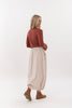 Ida Barrel Skirt - Biscuit