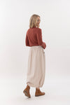 Ida Barrel Skirt - Biscuit