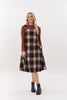 Pinafore Bubble Dress Woolen Plaid