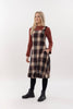 Pinafore Bubble Dress Woolen Plaid