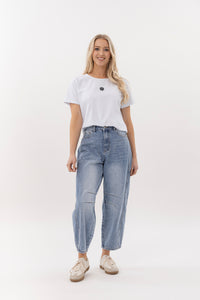 Barrel Jean  Light wash