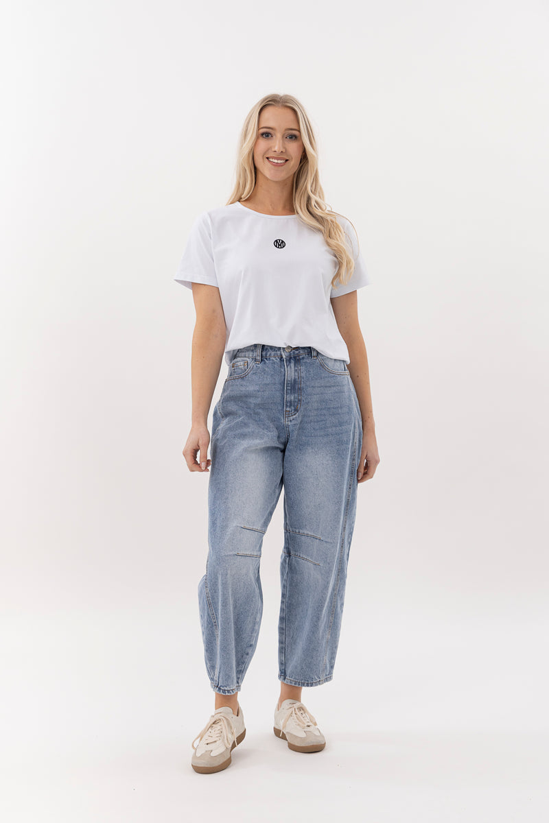 Barrel Jean  Light wash