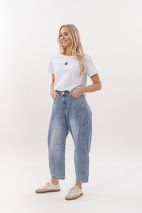 Barrel Jean  Light wash