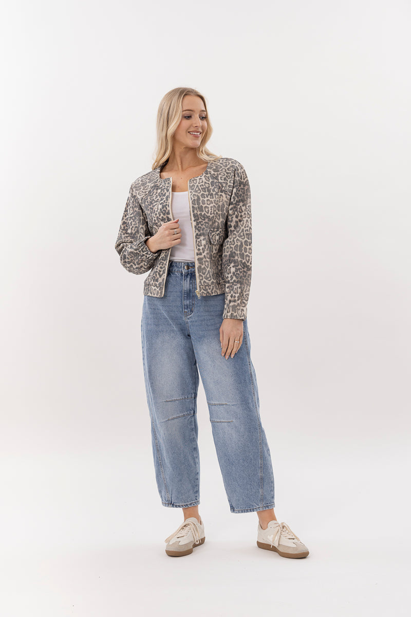 Barrel Jean  Light wash