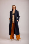 Luca Coat Navy