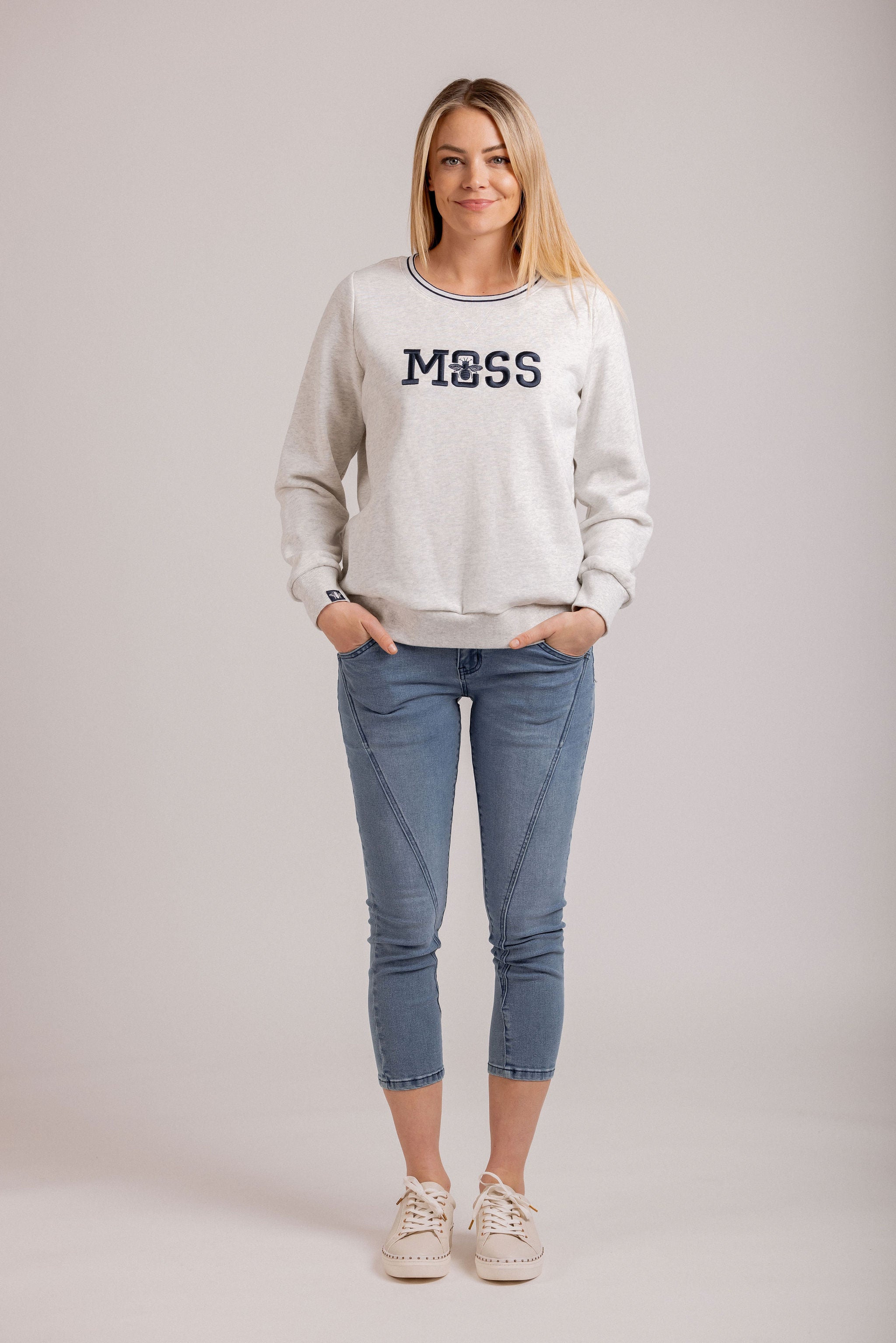 Moss Sweat Grey Marle