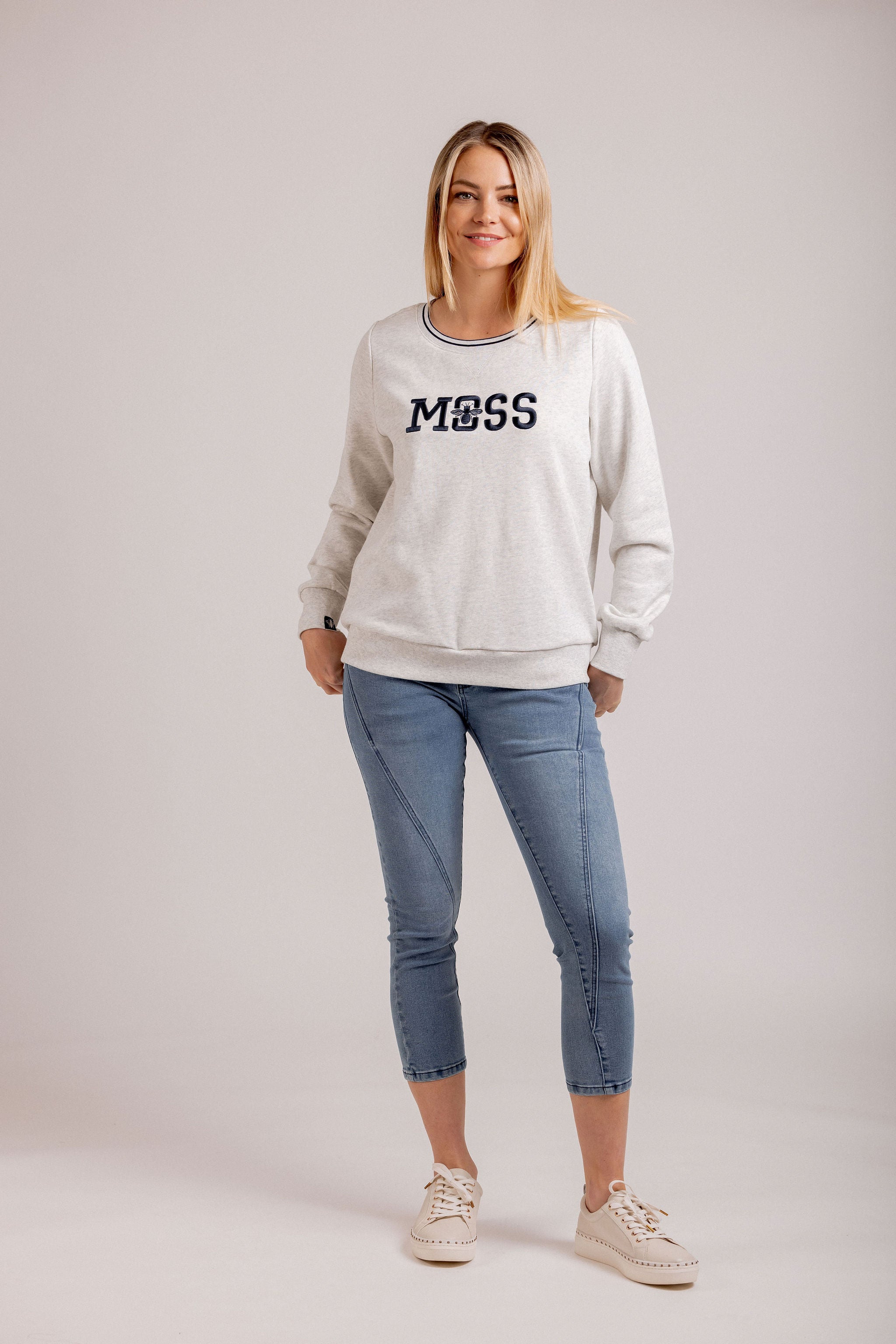 Moss Sweat Grey Marle