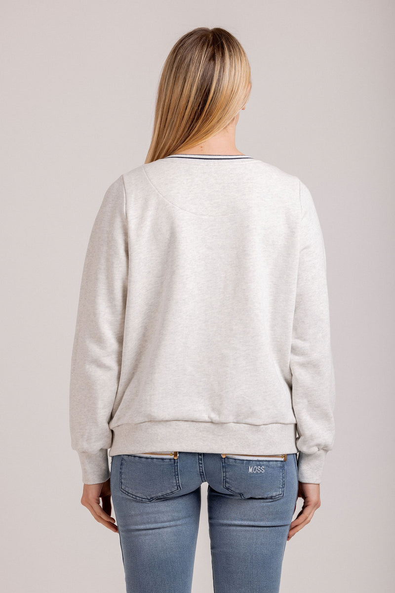 Moss Sweat Grey Marle