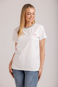 Queen Bee Tee White