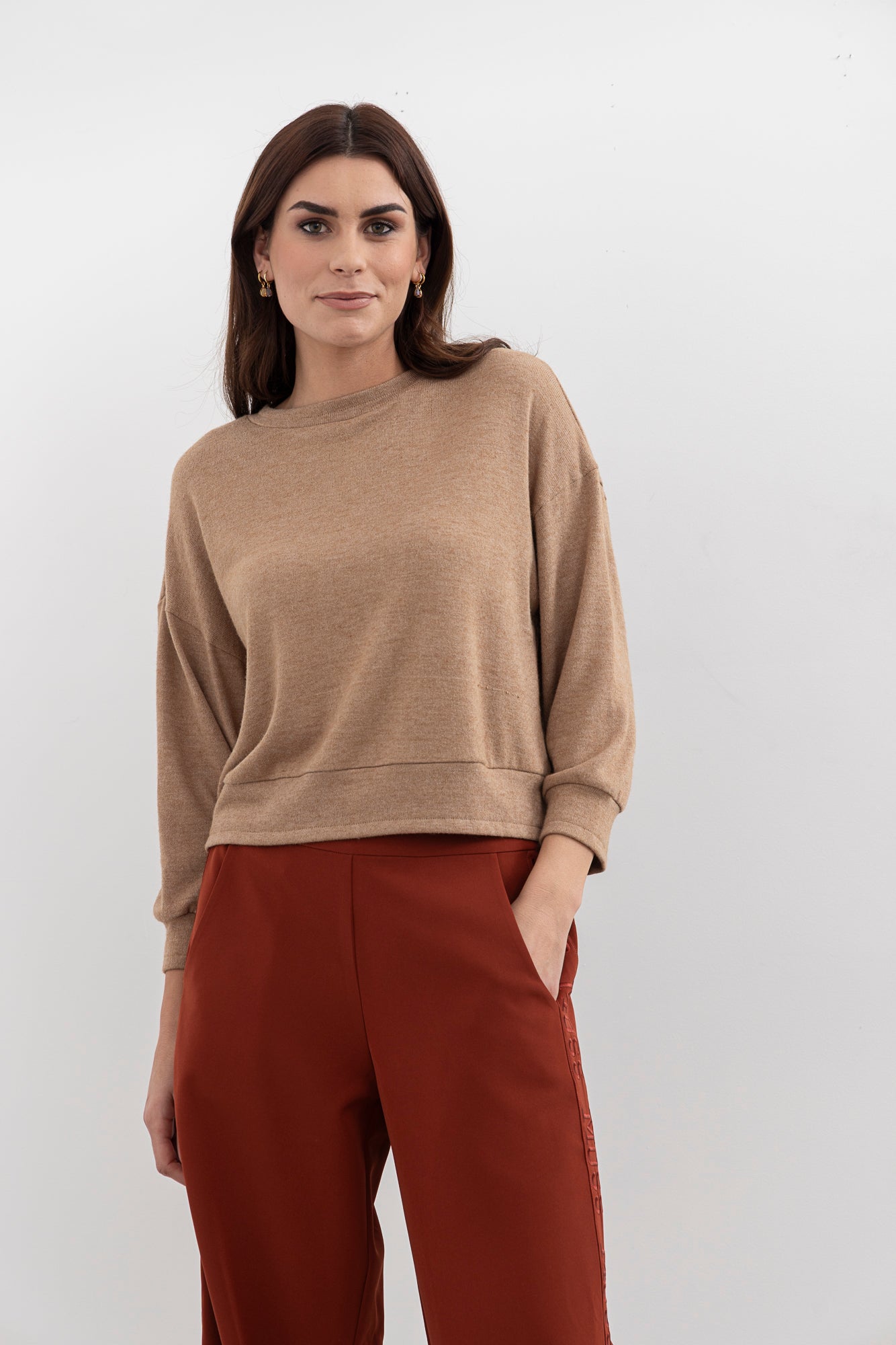Moss Tate Pant - fired brick