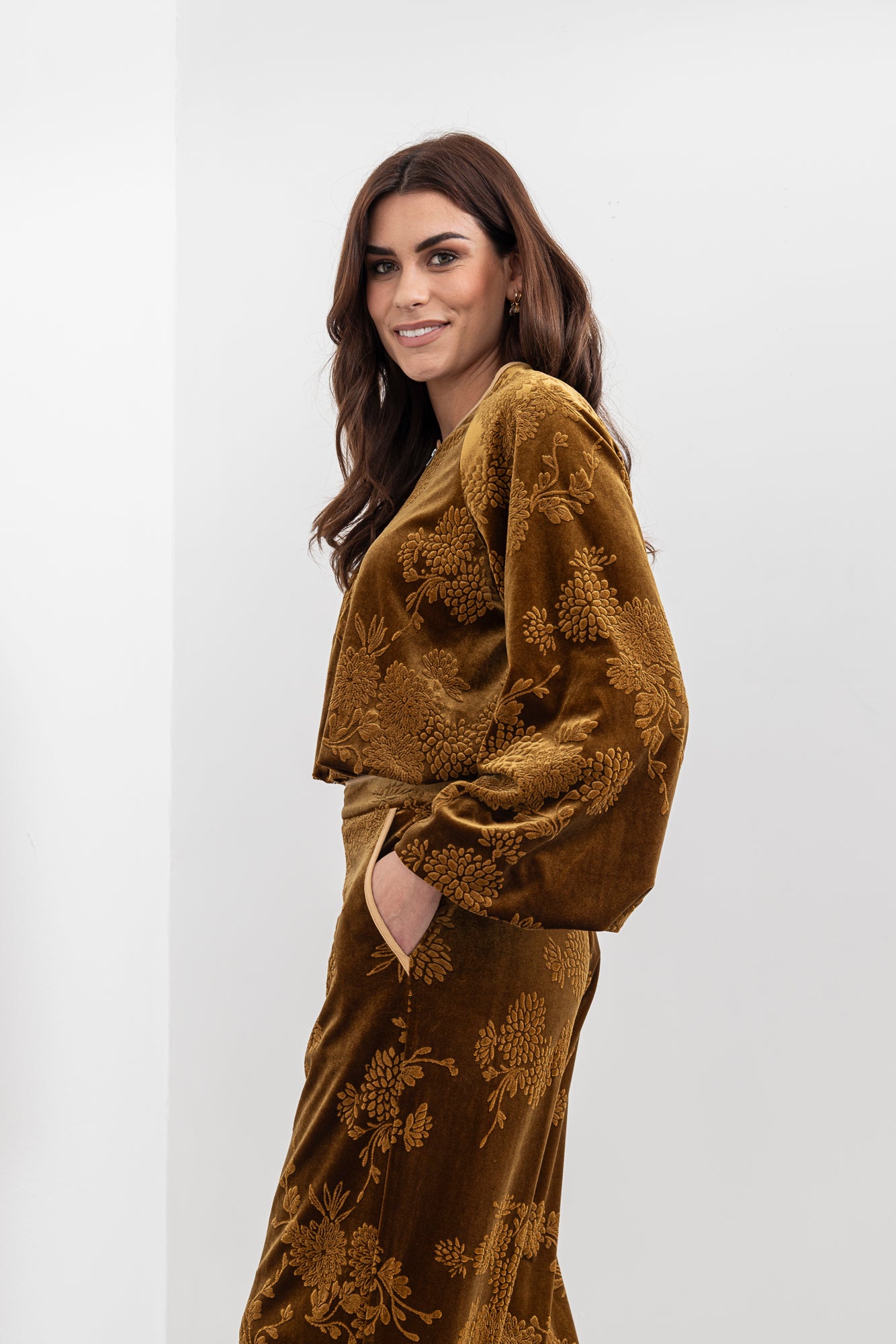 Moss Maxmara jacket - Velvet print