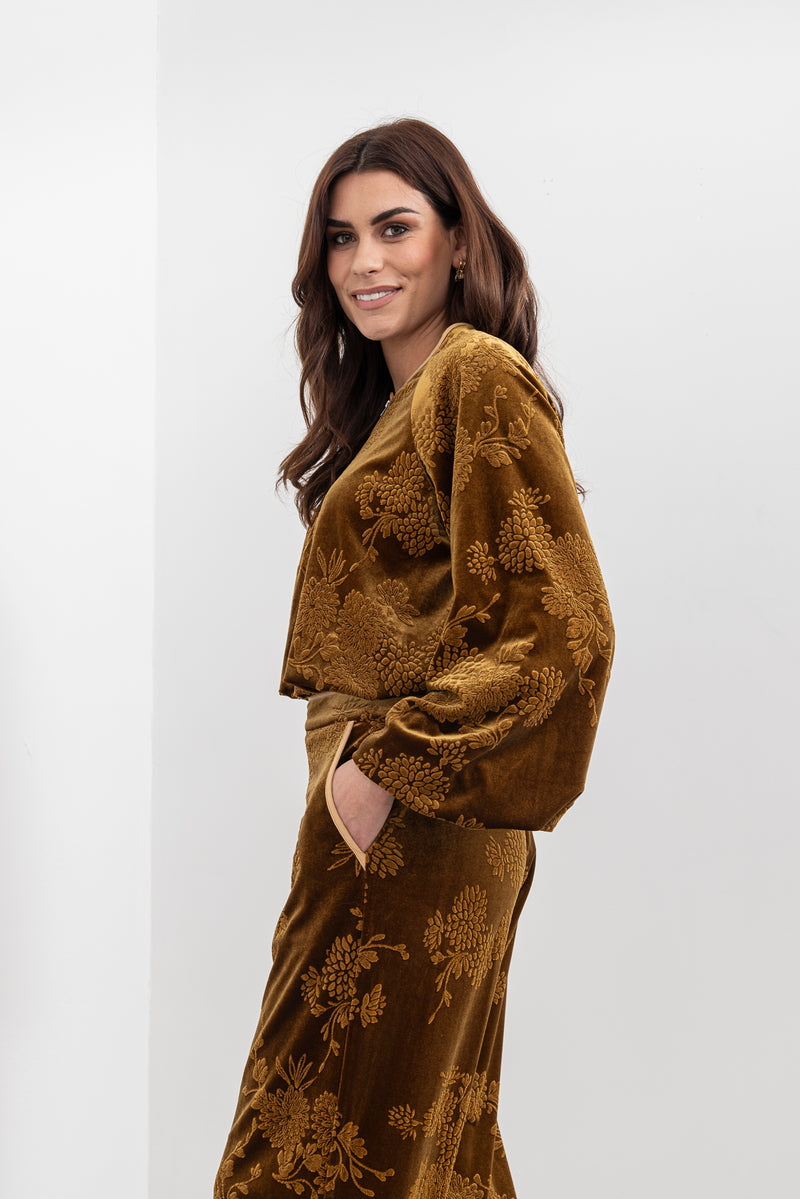 Moss Maxmara jacket - Velvet print