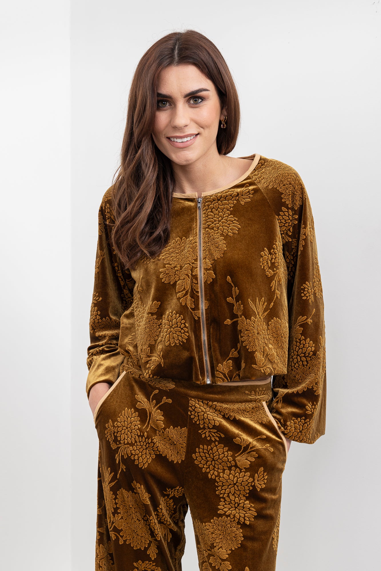 Moss Maxmara jacket - Velvet print