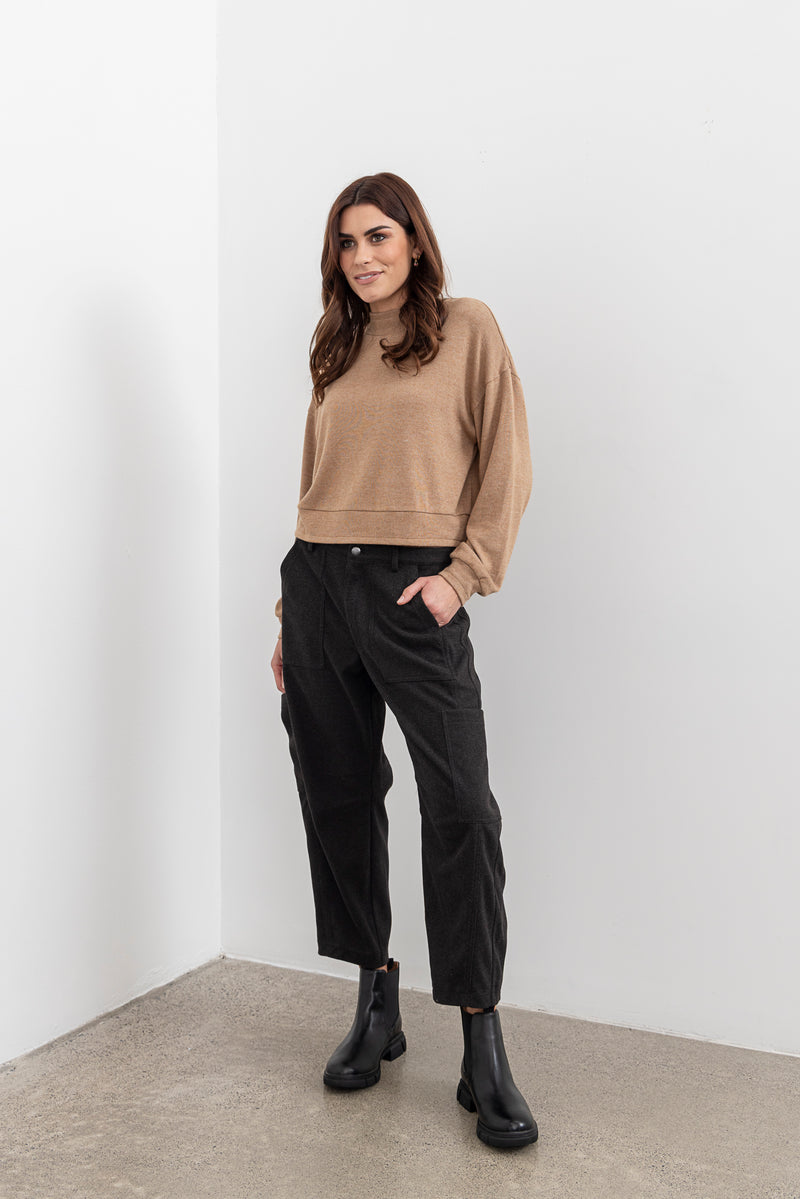 Moss Lexie  pant charcoal