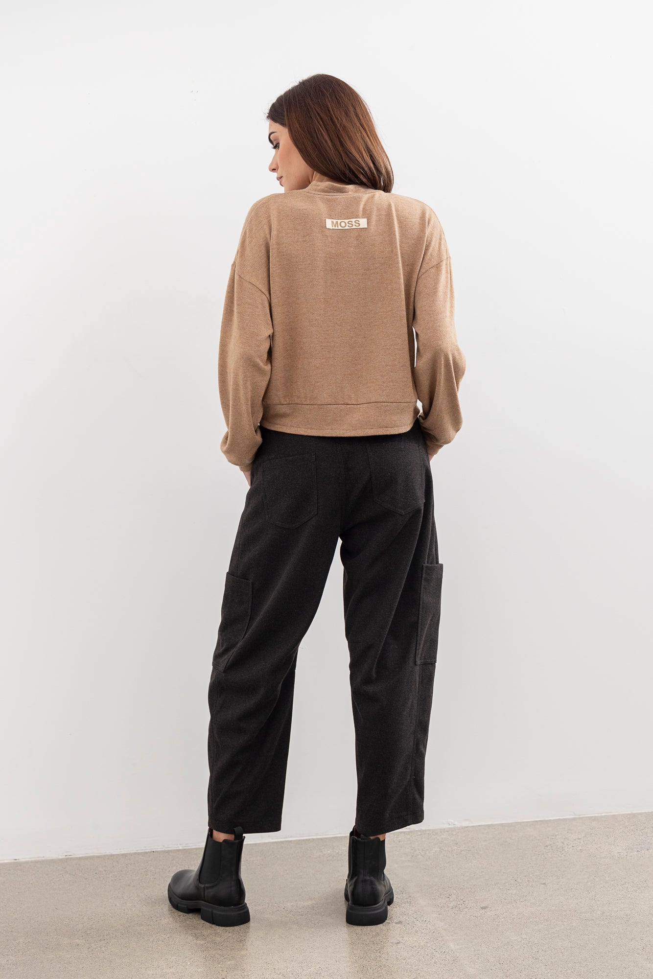 Moss Lexie  pant charcoal