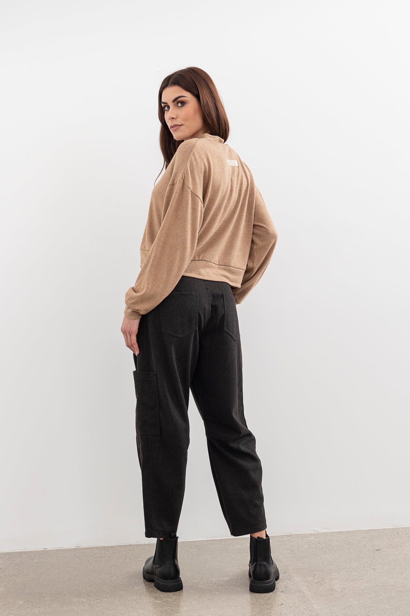 Moss Lexie  pant charcoal