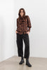 Moss Bow Shirt - butterfly print