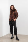 Moss Bow Shirt - butterfly print