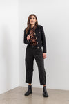 Moss Bow Shirt - butterfly print
