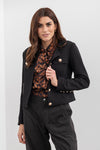 Moss Bow Shirt - butterfly print