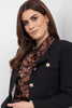 Moss Bow Shirt - butterfly print