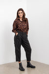 Moss Bow Shirt - butterfly print