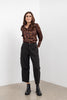 Moss Bow Shirt - butterfly print