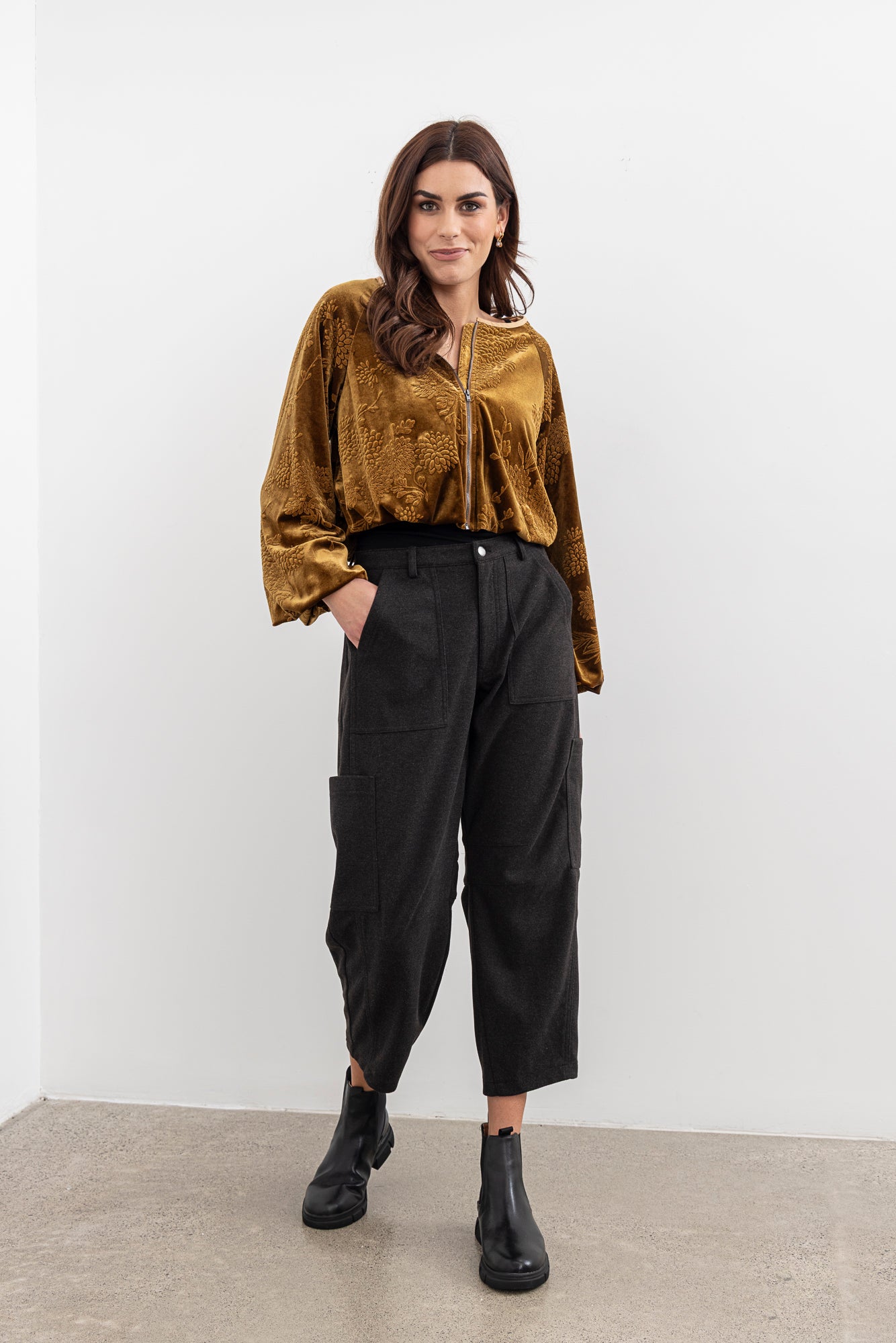 Moss Maxmara jacket - Velvet print