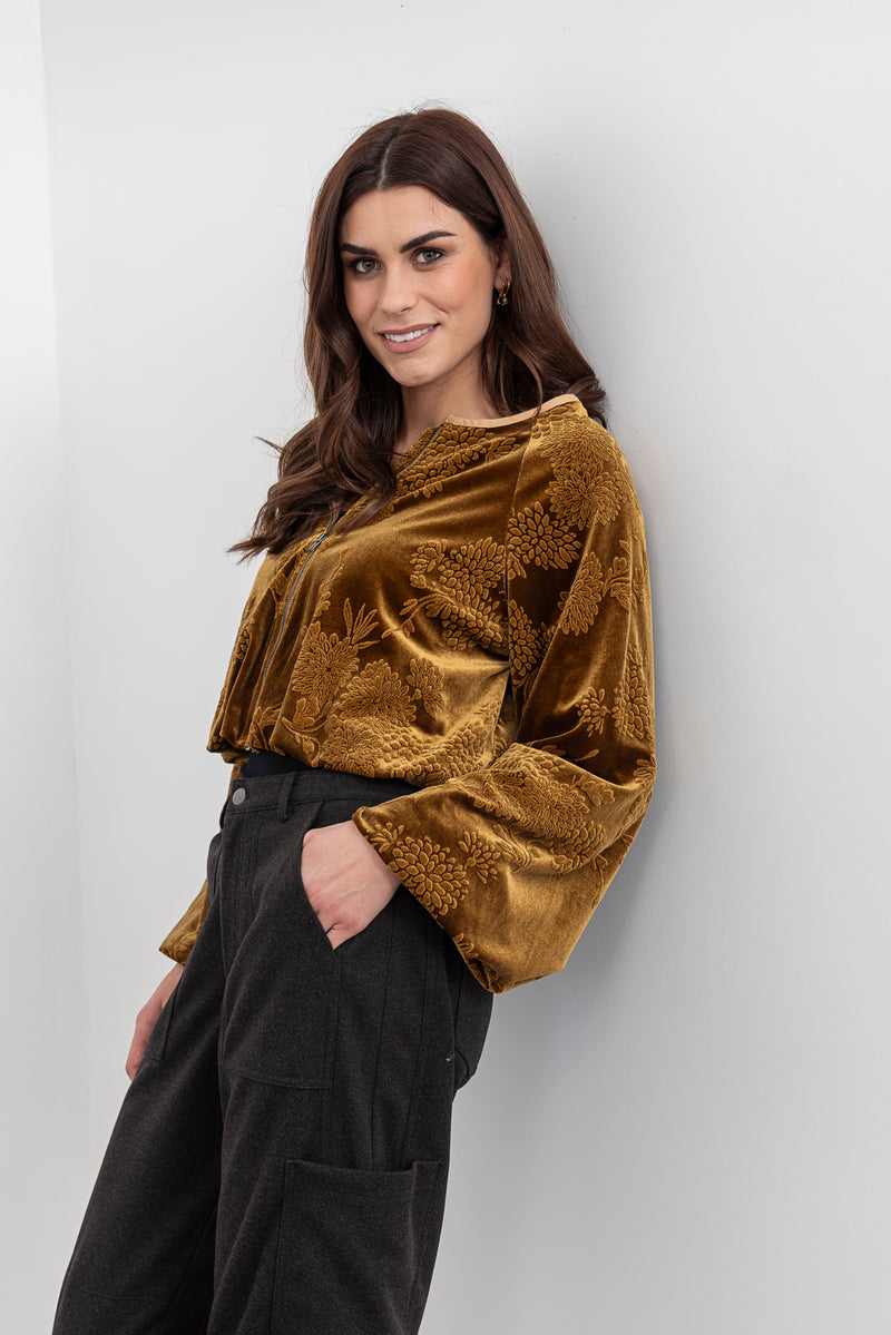 Moss Maxmara jacket - Velvet print