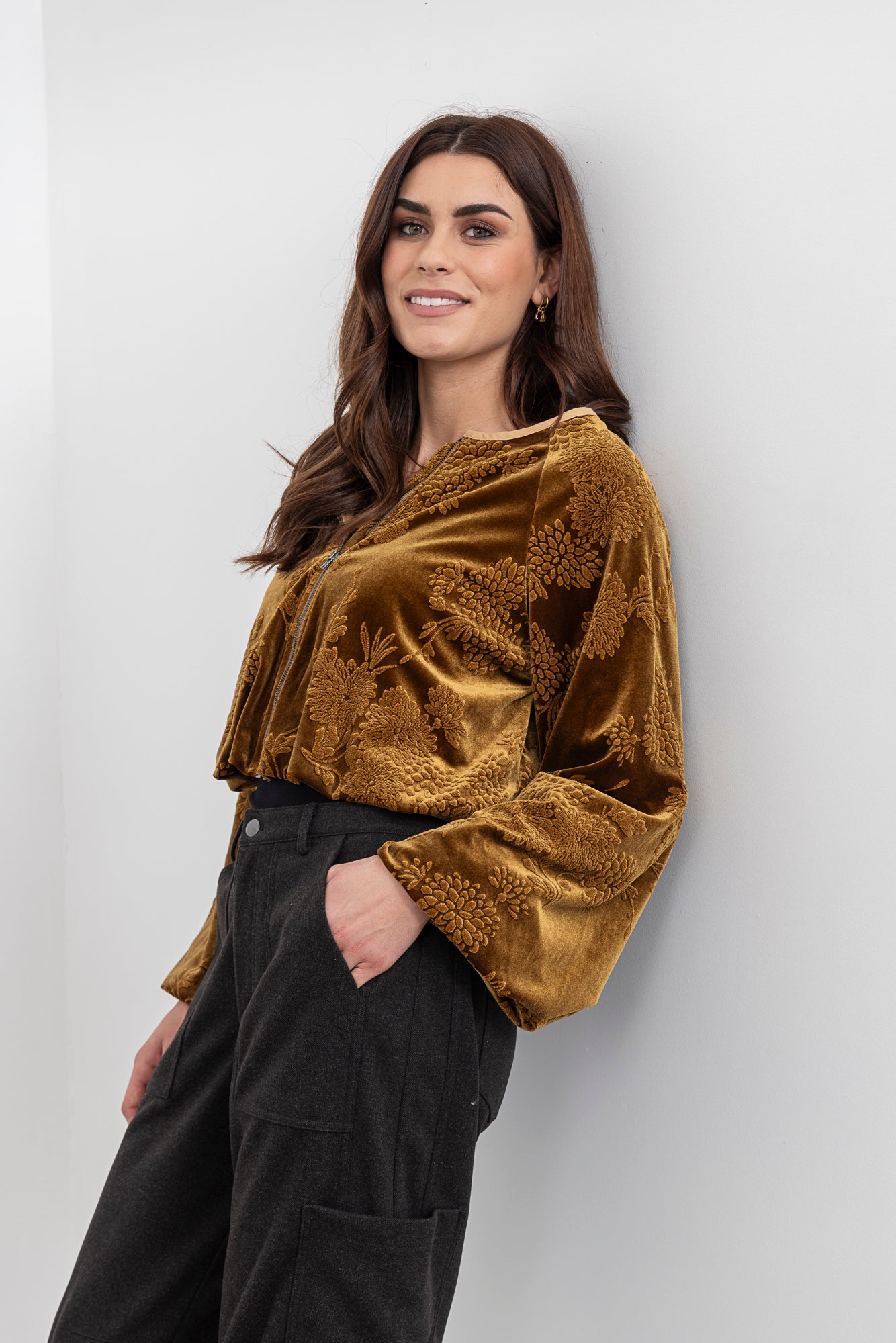 Moss Maxmara jacket - Velvet print