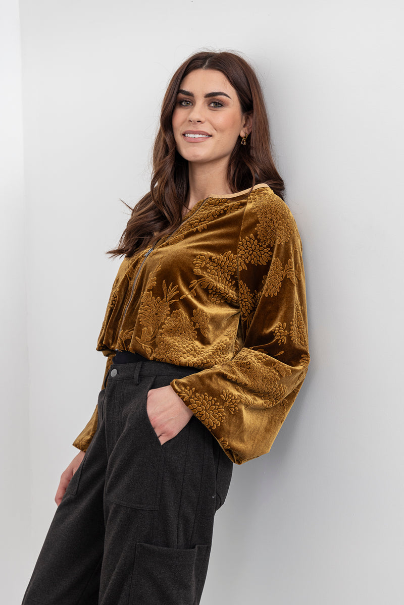 Moss Maxmara jacket - Velvet print