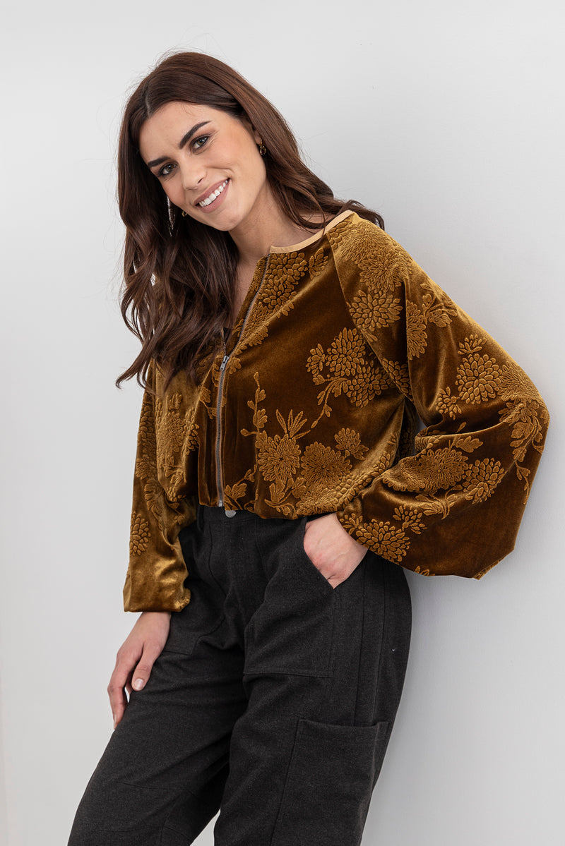 Moss Maxmara jacket - Velvet print