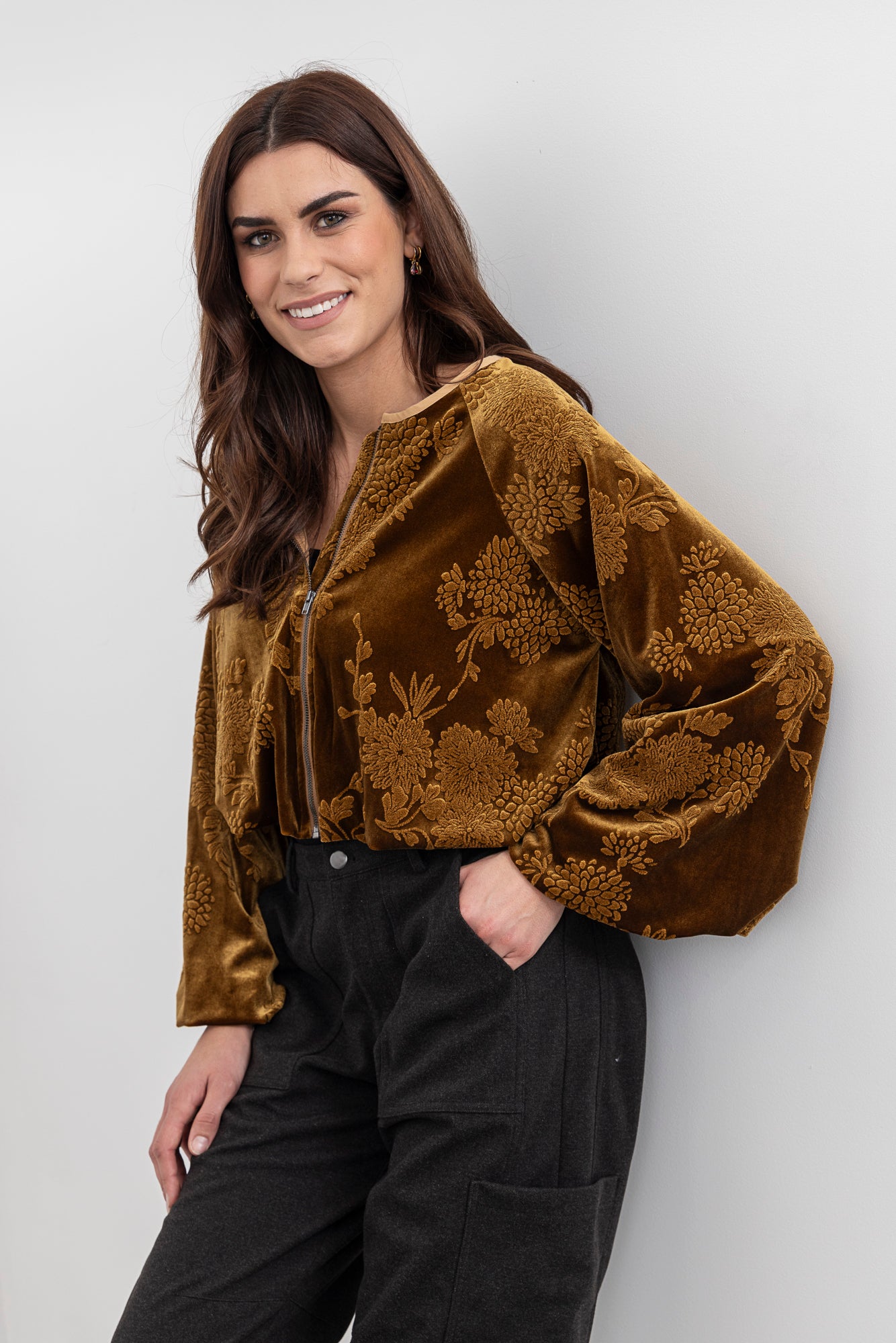 Moss Maxmara jacket - Velvet print